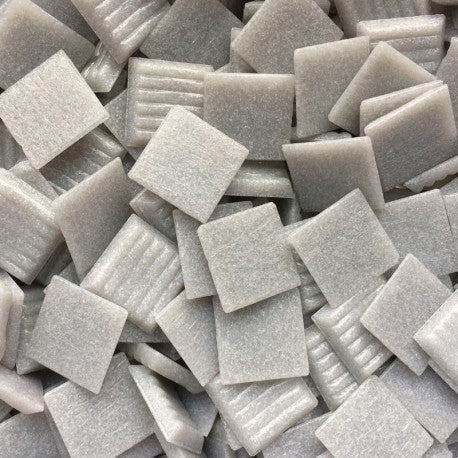 Pâtes de verre Murano 20mm  Gris Brumeux