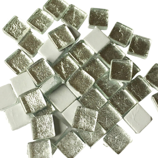 Glasmozaiek Spiegel 10mm Zilver