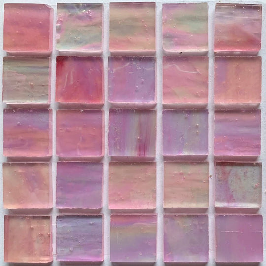 Vetro mosaico Tiffany Glacier 20mm Rosa