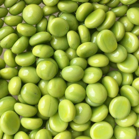 Mini Gotas de Vidrio 9-13mm Kiwi