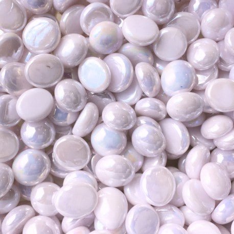 Mini Glass Nuggets 9-13mm  Opal Pink