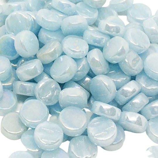 Mini Círculos Nácar 8mm Agua