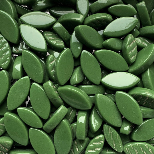 Ottoman květinové okvětní lístky borovicově zelené