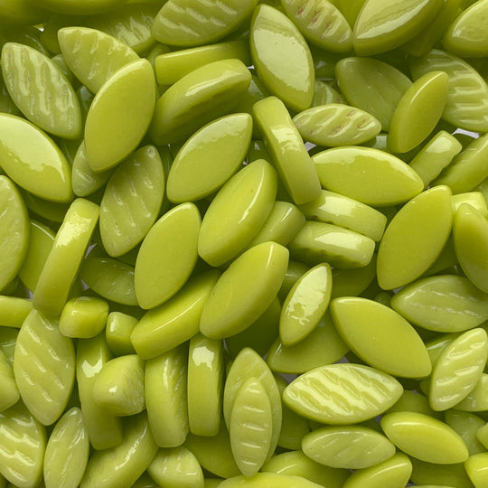 Ottoman Květinové okvětní lístky Zelenožlutá