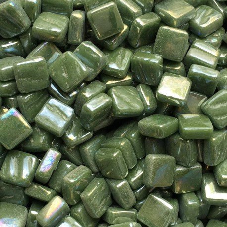 Ottoman Pearlised 8mm    Pine Green