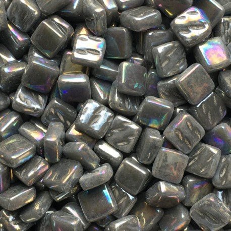 Ottoman Pearlised 8mm   Charcoal