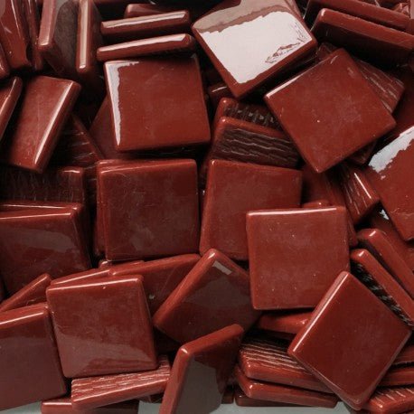 Pâte de Verre 25mm Bordeaux