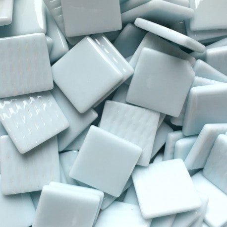 Pâte de Verre 25mm světle modrošedá