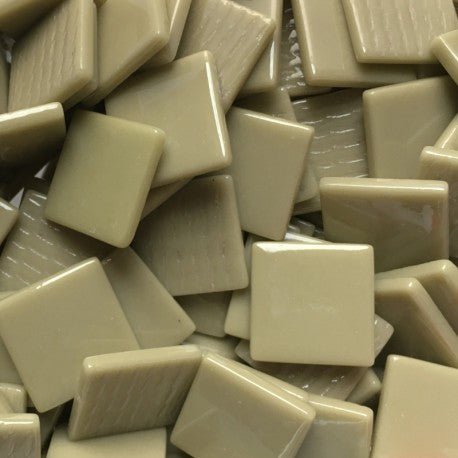 Pâte de Verre 25mm Olivově zelená