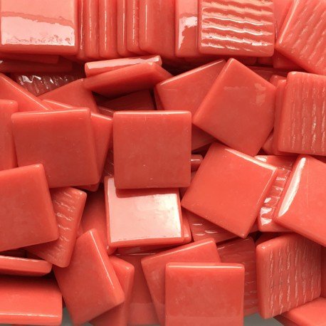 Pâte de Verre 25mm Oranžovočervená