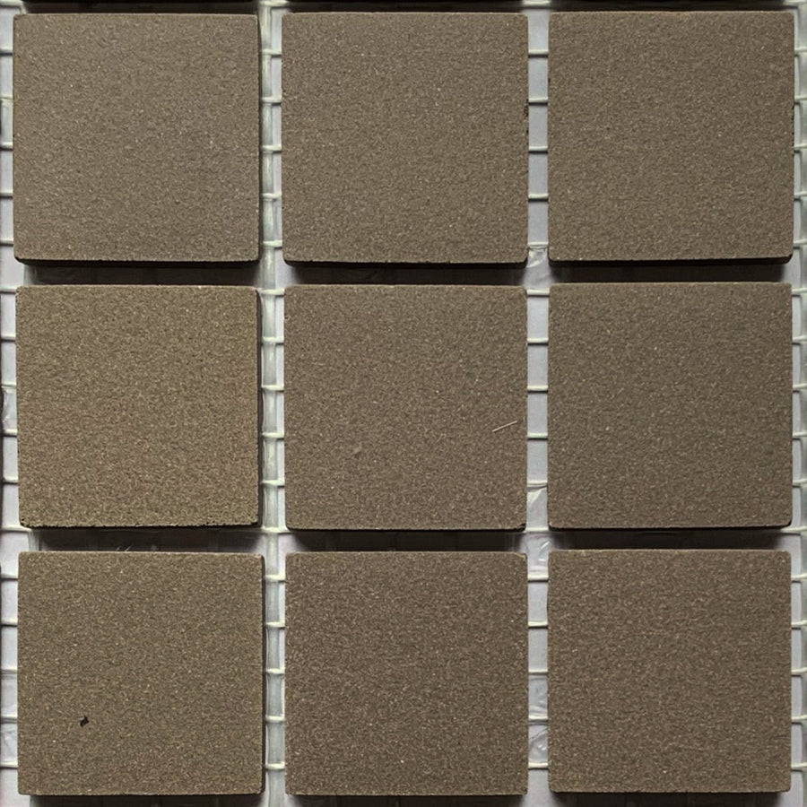 Winckelmans Anthracite – matte mosaikfliser på 20x20 mm på net