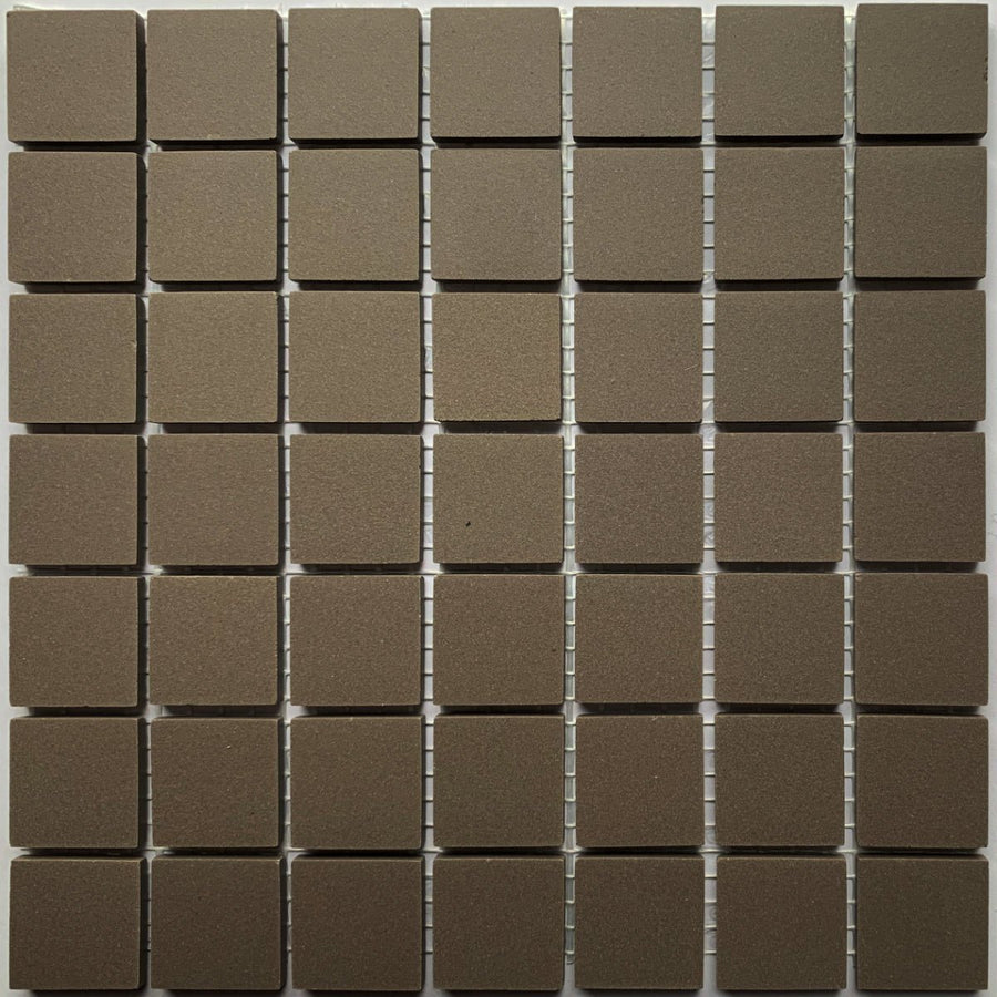 Winckelmans Anthracite – matte mosaikfliser på 20x20 mm på net