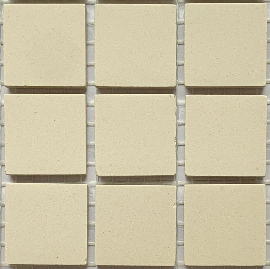 Winckelmans Blanc – matné mozaikové dlaždice 20x20 mm na síťce