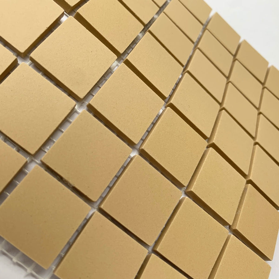 Winckelmans Cognac – matte mosaikfliser på 20x20 mm på net