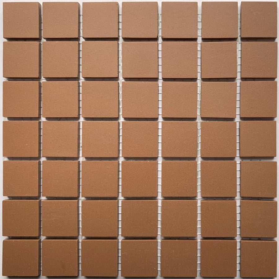 Winckelmans Havane – matné mozaikové dlaždice 20x20 mm na síťce