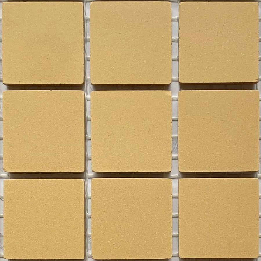 Winckelmans Jaune – matte mosaikfliser på 20x20 mm på net